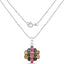 Pendentif élégant en tourmaline de 4,34 carats et en argent sterling