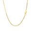 14k Yellow Gold Ice Chain Necklace - 1.3mm