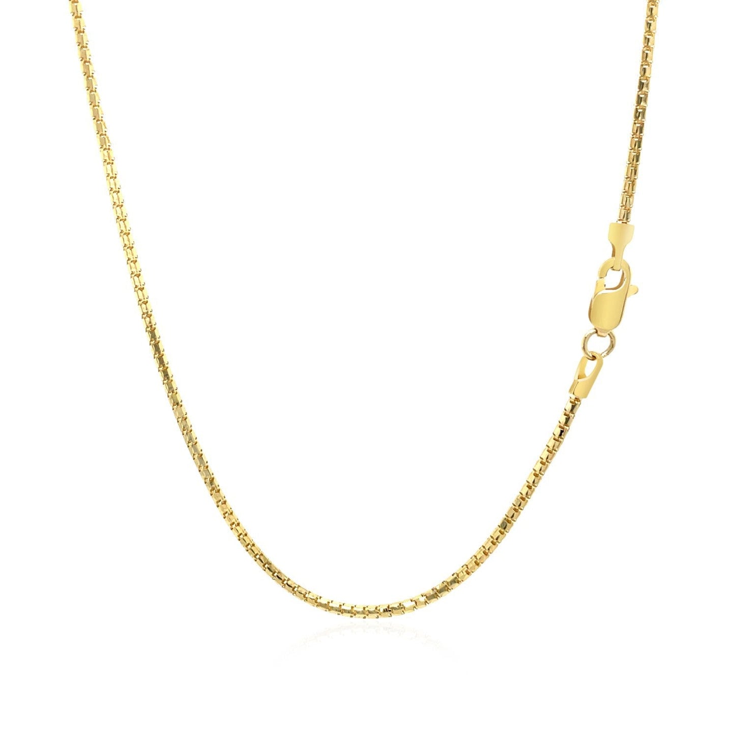 14k Yellow Gold Ice Chain Necklace - 1.3mm