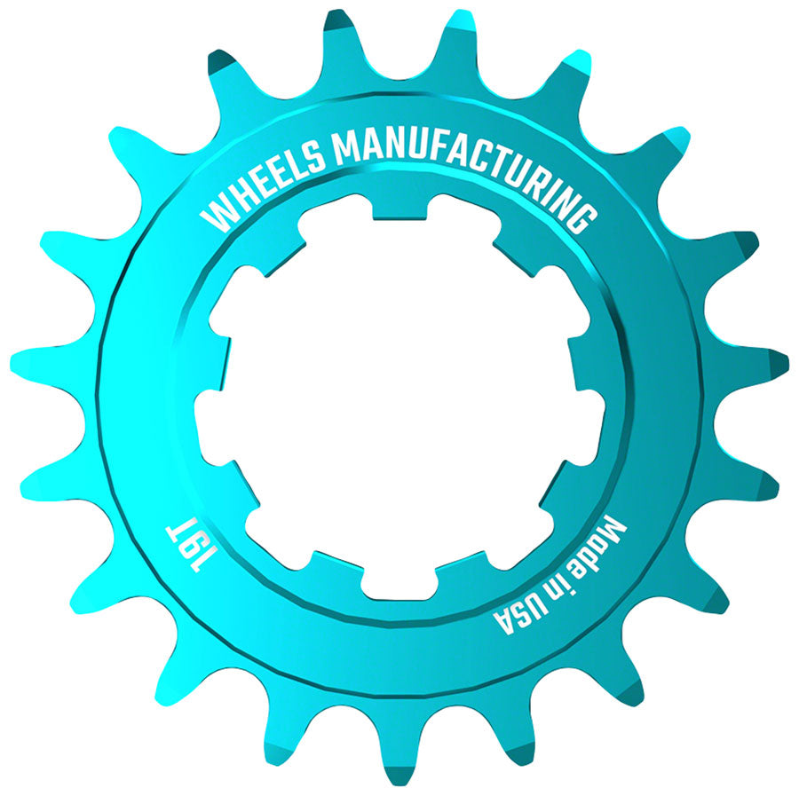 Cog SOLO-SPEED Wheels Manufacturing - 19t en Teal