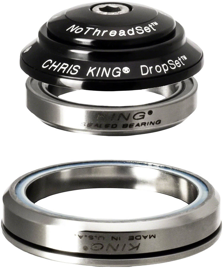Chris King DropSet 3 Headset - 1-1/8 - 1.5" 41/52mm 36 Deg Negro