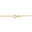 Collar con colgante de flor en diamantes de 2.00 Cttw en oro amarillo de 14K