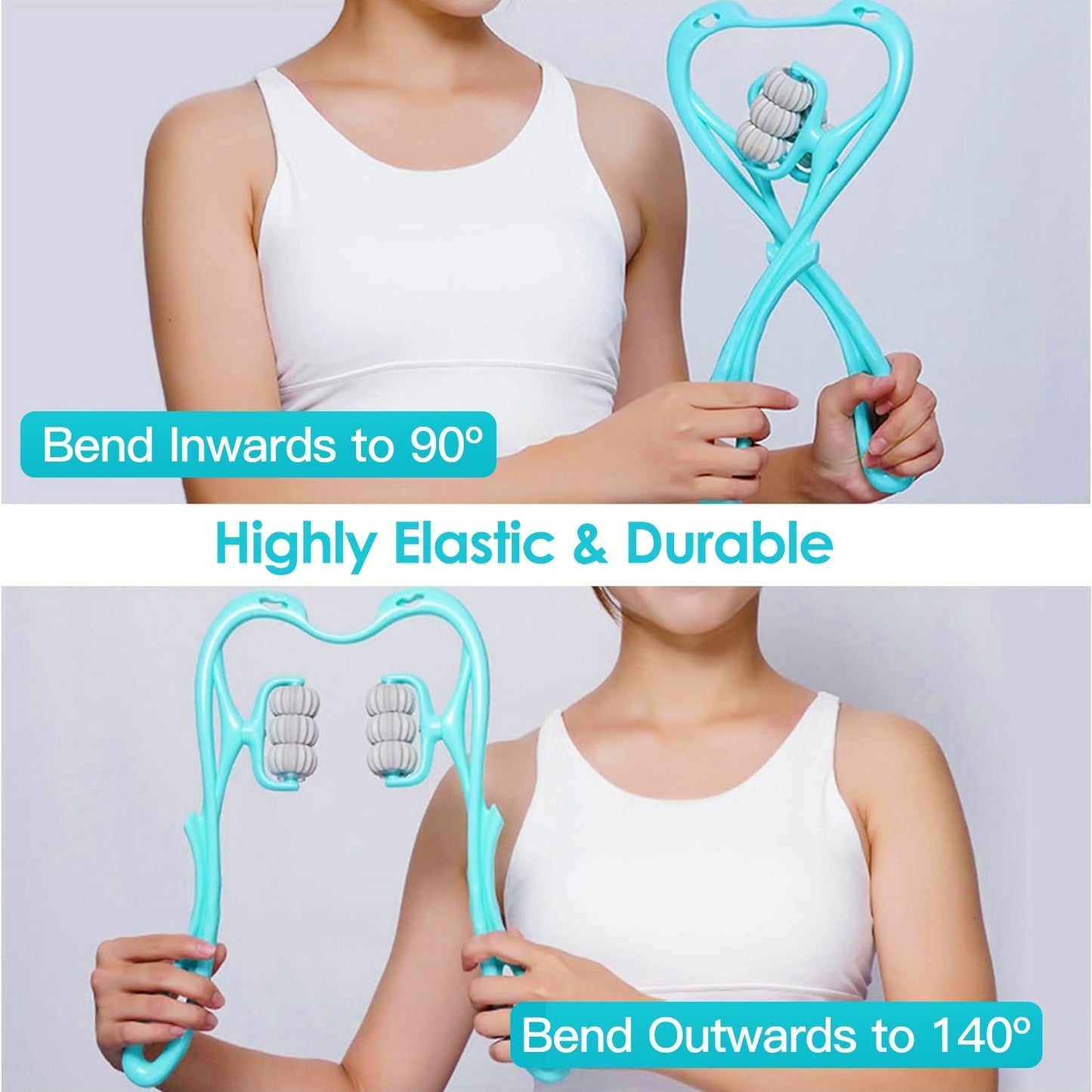 Portable 360° Neck and Body Massager with 6 Massage Balls for Pain Relief - Korvel