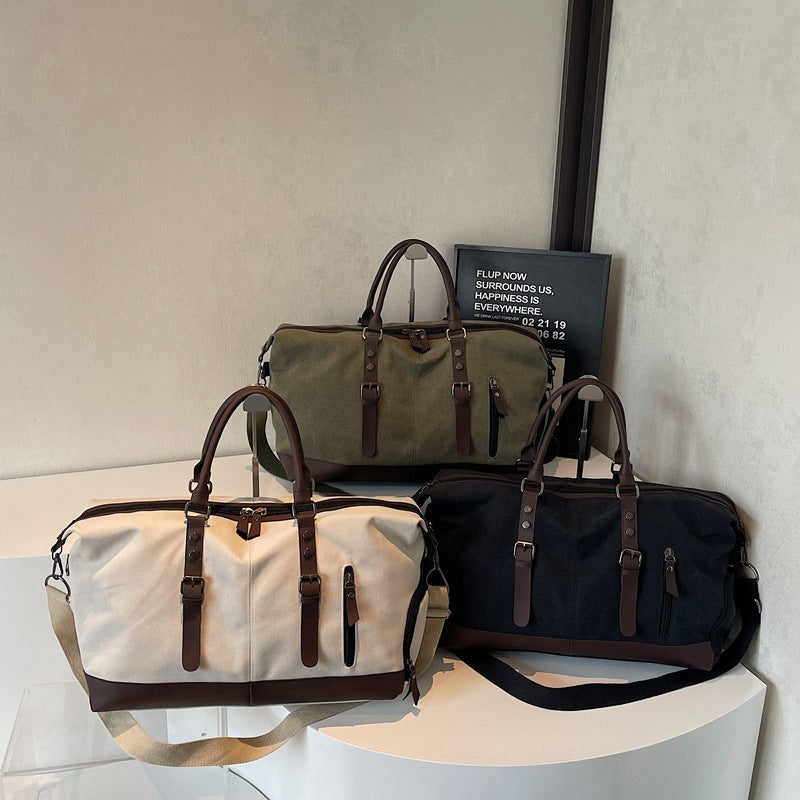 Sac de voyage et de fitness en toile avec séparation humide et sèche