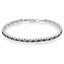 Pulsera de Tenis de Diamantes con Rodio Negro sobre Plata Esterlina .925 y Corte Rosa