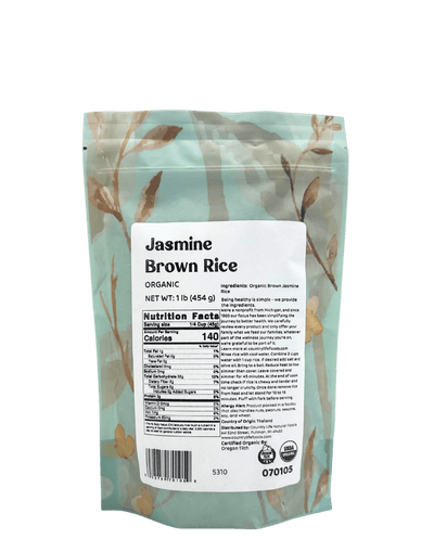 Organic Brown Jasmine Rice - Nutritious & Flavorful - Korvel
