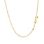 14k Yellow Gold Choker Necklace with Hammered Beads