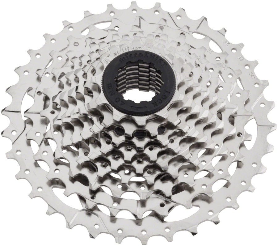 Cassette microSHIFT H09 - 9 Velocidades 11-32t Niquelado Plateado