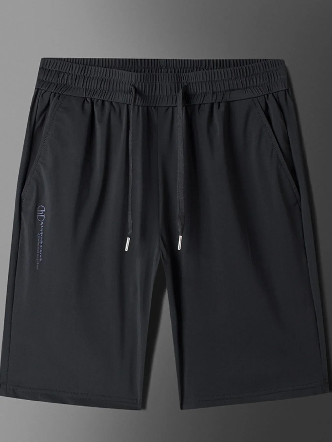 Pantalones Cortos de Talla Grande para Hombre con Cintura Ajustable y Bolsillos