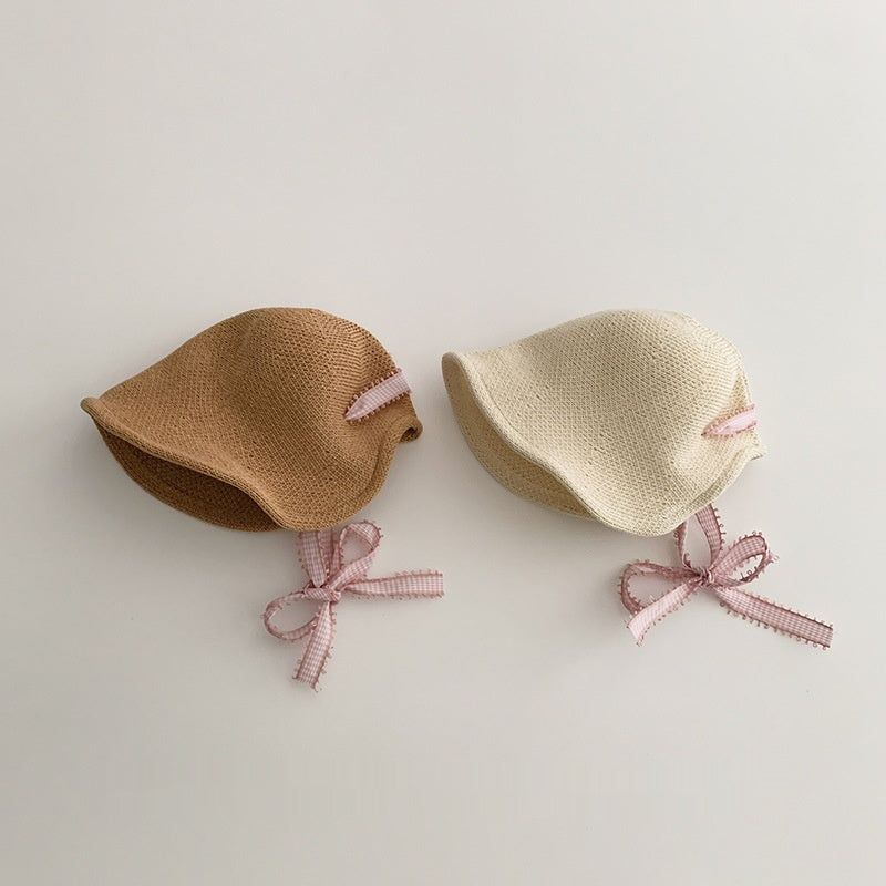 Sun-Proof Vacation Beach Straw Hat for Girls