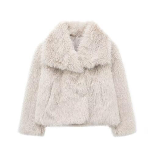 Winter Plush Coat - Stylish Warm Thicken Fluffy Jacket