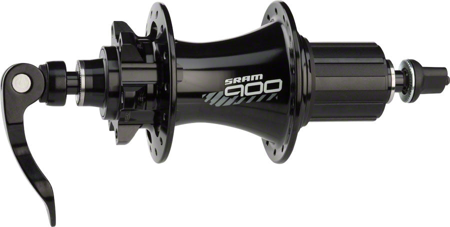 SRAM 900 Buje Trasero - QR x 135mm/12 x 142mm 6-Bolt HG 11 Carretera Negro 28H