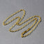 Cadena Ovalada Rolo de Oro Amarillo de 14k de 3.2mm