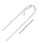 Chaîne en or blanc 14k ajustable - Design élégant