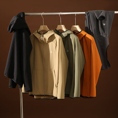 Breathable Waterproof Casual Hoodie Jacket Coat