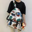 Mori Style Contrast Color Travel Backpack for Students