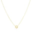 Collier Étoile de David en Or Jaune 14k