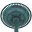 Elegant Green Pedestal Bird Bath Feeder for Gardens