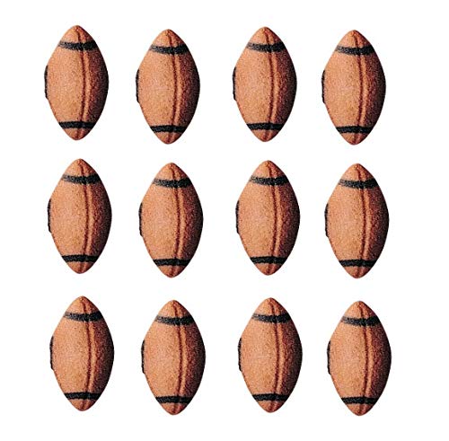 Lucks Dec-Ons Décorations de Cupcakes Football, 12 Comptes