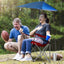 GBruno Foldable Beach Chair with Canopy