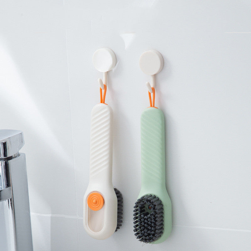 Multifunctional Soft-bristled Shoe Brush with Long Handle