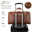 Sac de voyage rétro en cuir véritable premium pour hommes
