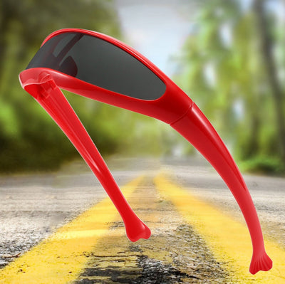 Gafas de sol en forma de pez delfín para deportes al aire libre