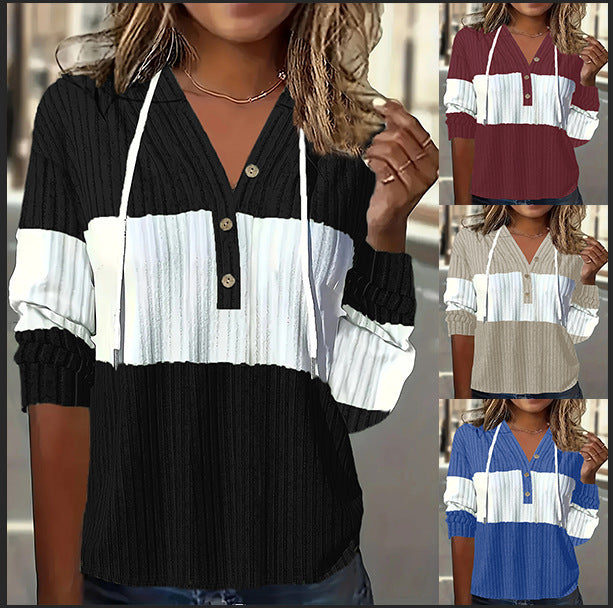Vestido Versátil de Parches y Top de Manga Larga con Capucha