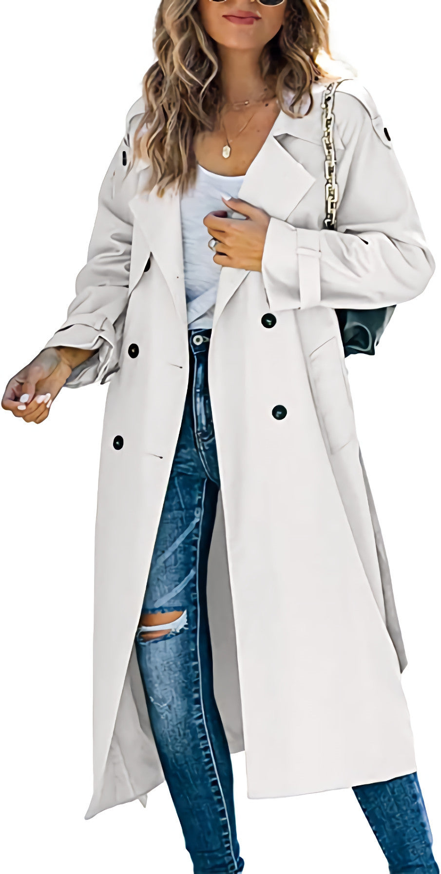 Women's Casual Solid Color Windbreaker Jacket
