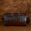 Handmade Retro Leather Satchel Bag with Large Capacity