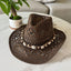 Bohemian Shell Straw Summer Beach Sun Hat