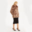 Stylish Fox-Fur Lapel Coat for Women