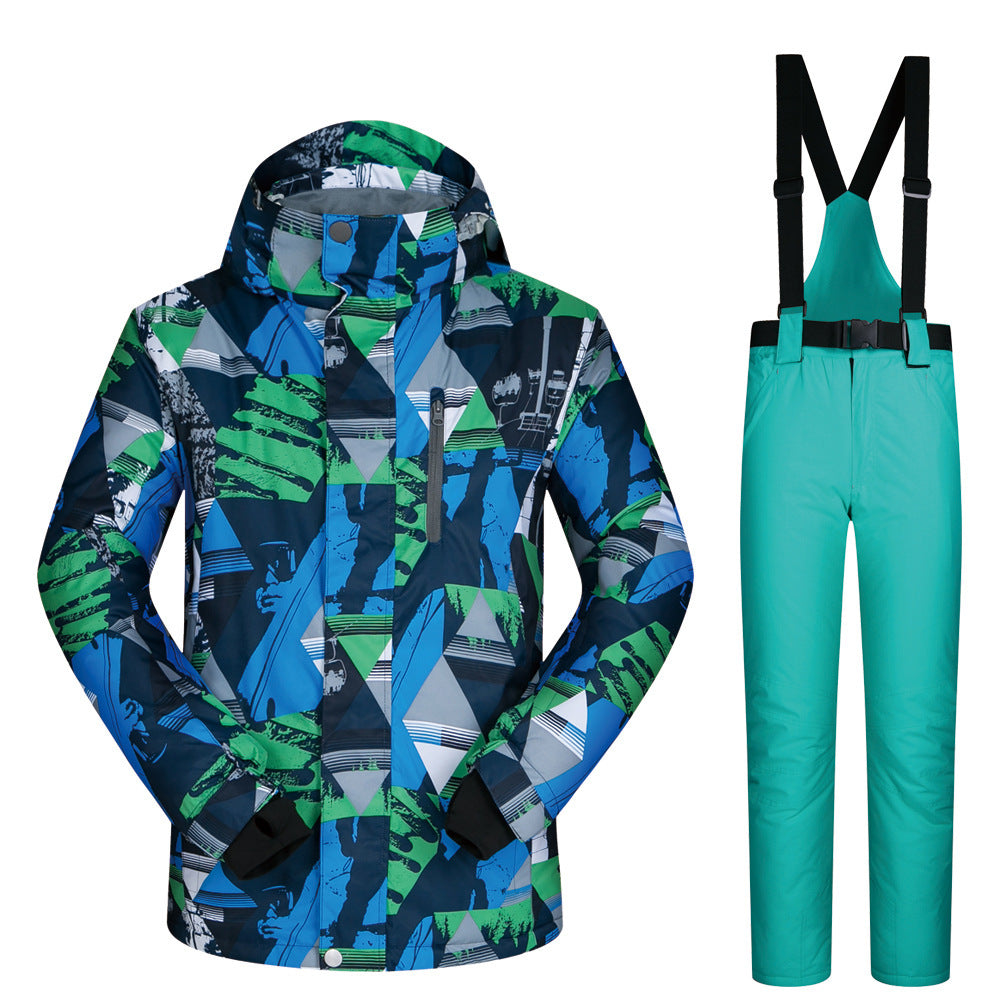 Premium Men's Snow Ski Suit - High-End Winter Outerwear