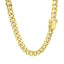 10k Yellow Gold Semi Solid Miami Cuban Chain - 7.25mm
