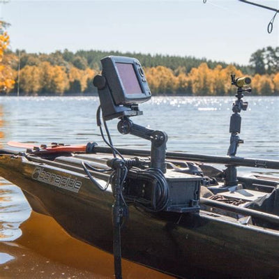 Premium Rectangular Fish Finder Mount with Track System - YakAttack - Korvel