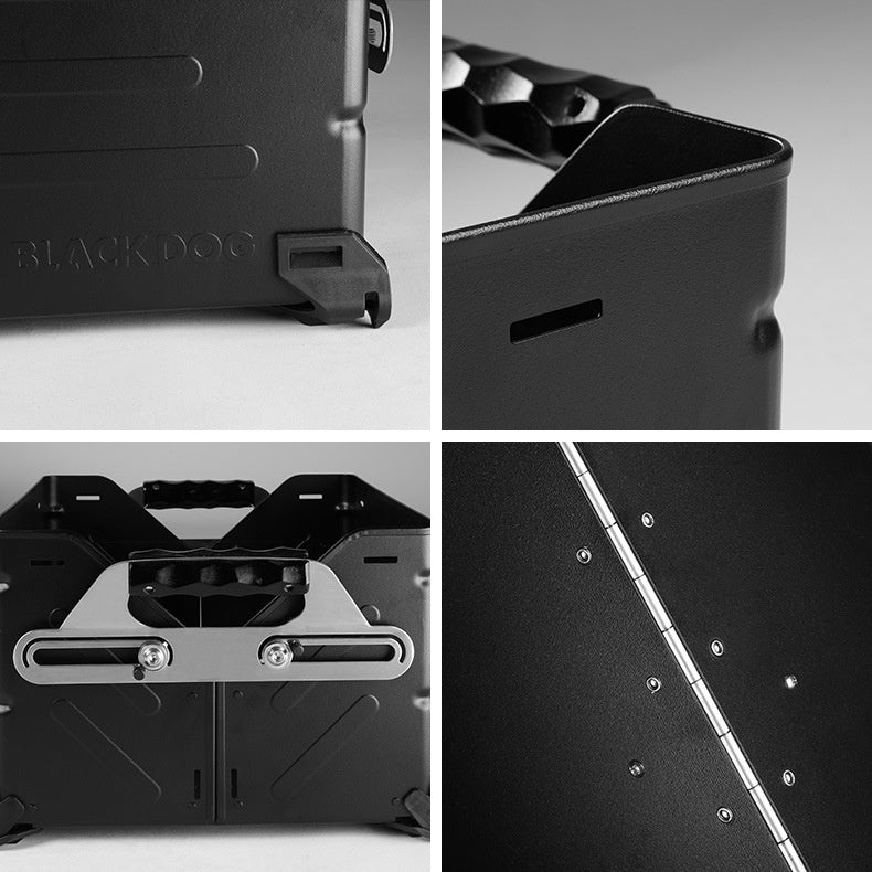 Camping Outdoor Folding Storage Box - Night Black