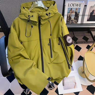Abrigo de Soft Shell Impermeable y Cortaviento para Hombre