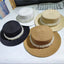 Retro Pearl Flat Top Sun Protection Beach Hat