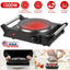 1000W Electric Single Burner Portable Hot Plate with Adjustable Temperature