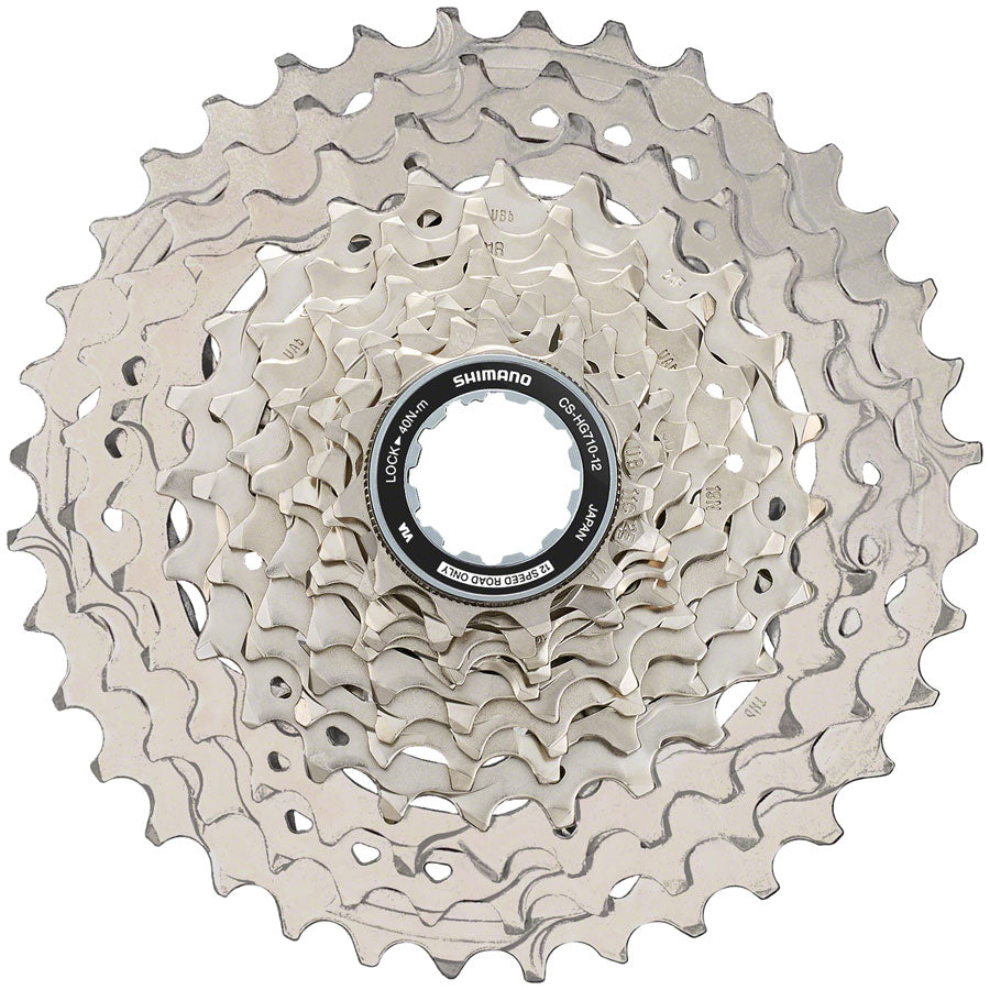 Cassette Shimano 105 CS-HG710-12 - 12 Velocidades 11-36t Plata