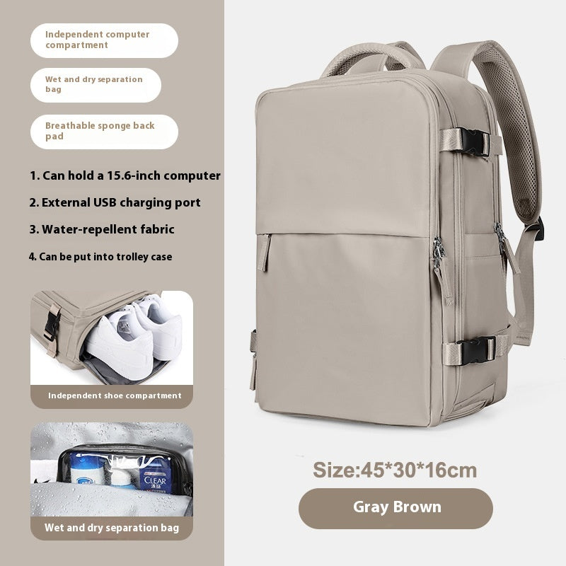 Mochila Expandible Premium para Viajes y Negocios
