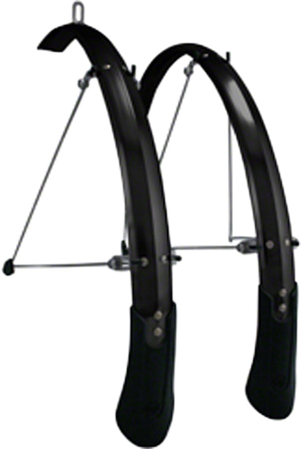 Juego de guardabarros Planet Bike Cascadia ALX 700c - Negro