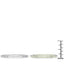 Pendientes de plata esterlina .925 con peridoto genuino de 3.50 quilates