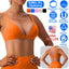Women Deep V-Neck Sports Bra with U-Shaped Back