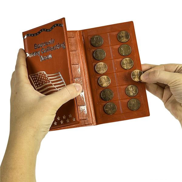 American Flag Souvenir Penny Collecting Book