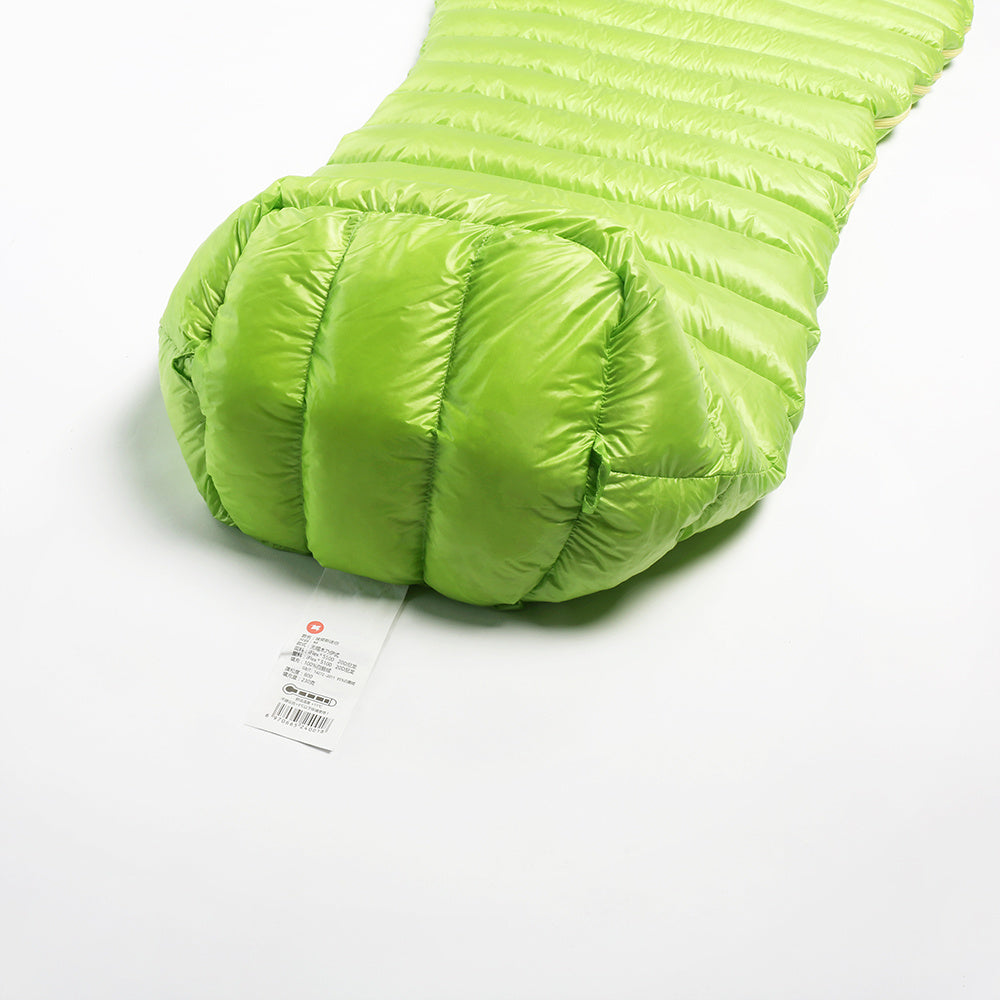 Saco de dormir de plumón portátil premium para viajes al aire libre