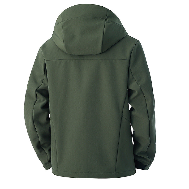 Veste imperméable et coupe-vent en soft shell pour homme