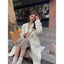 Manteau en laine double face élégant pour femmes