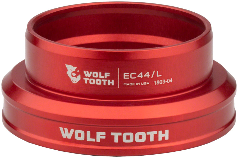 Wolf Tooth Premium Headset - EC44/40 Lower Rojo