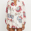 Mono de manga larga con estampado floral